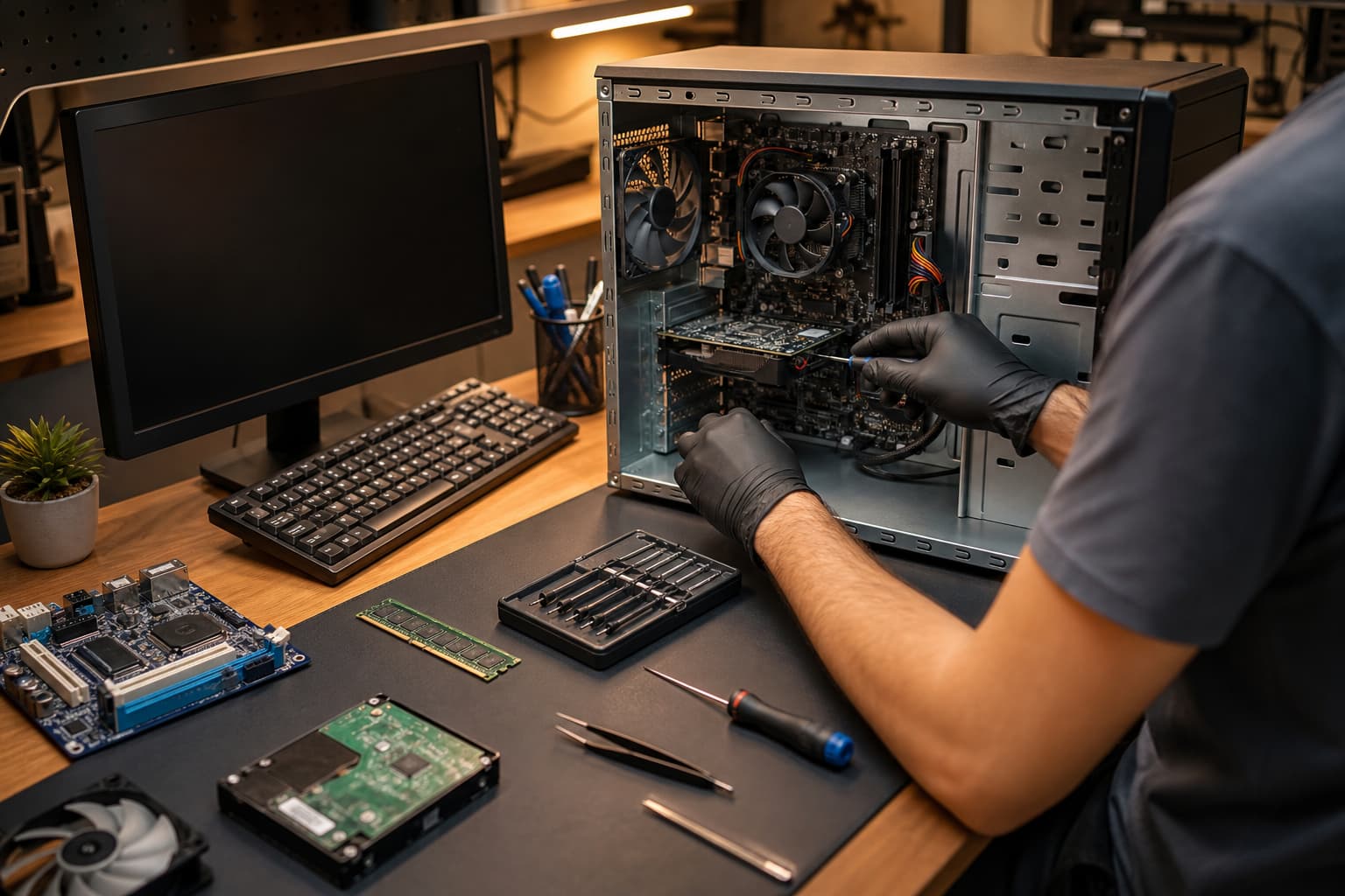 Como conseguir vaga de manutenção de computadores
